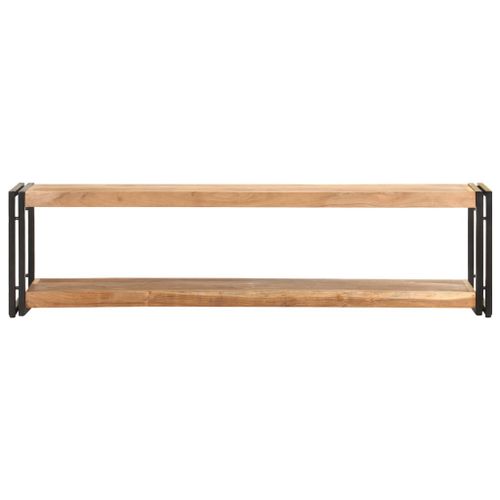 Meuble TV 150x30x40 cm Bois d'acacia massif 3 - Photo n°2; ?>