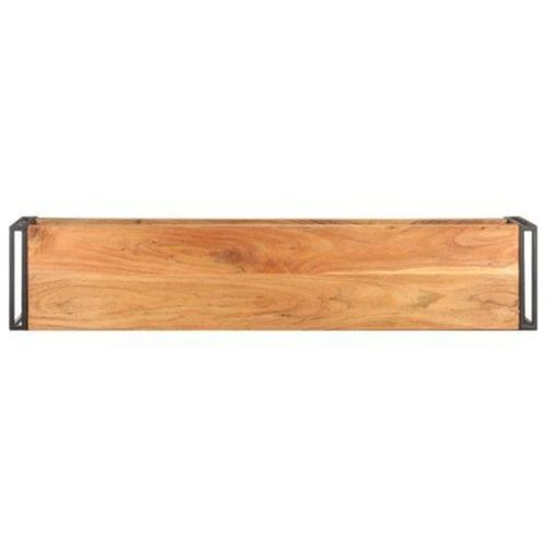 Meuble TV 150x30x40 cm Bois d'acacia massif - Photo n°3; ?>