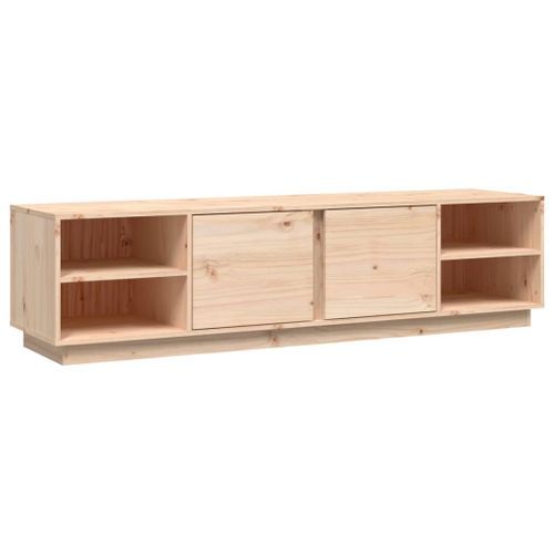 Meuble TV 156x40x40 cm Bois de pin massif - Photo n°2; ?>