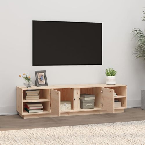 Meuble TV 156x40x40 cm Bois de pin massif - Photo n°3; ?>