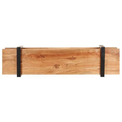 Meuble TV 160x40x40 cm Bois d'acacia massif - Photo n°3; ?>