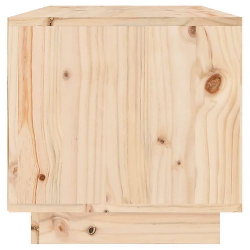 Meuble TV 60x35x35 cm Bois de pin massif - Photo n°3; ?>