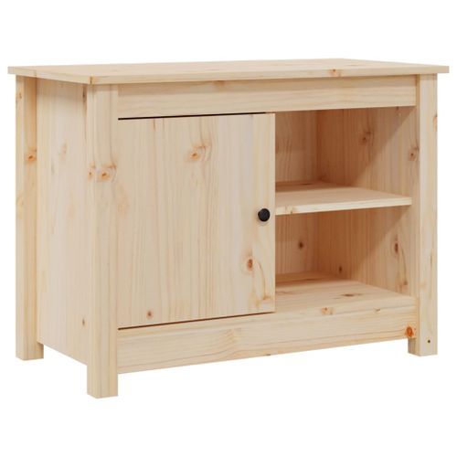 Meuble TV 70x36,5x52 cm Bois de pin massif - Photo n°2; ?>