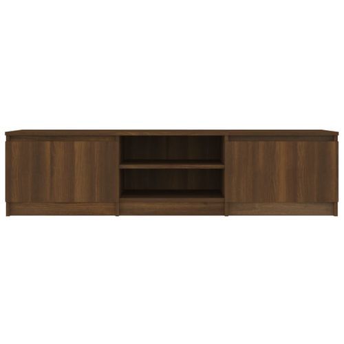 Meuble TV Chêne marron 140x40x35,5 cm Bois d'ingénierie - Photo n°3; ?>