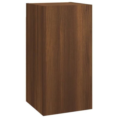 Meuble TV Chêne marron 30,5x30x60 cm Bois d'ingénierie - Photo n°2; ?>