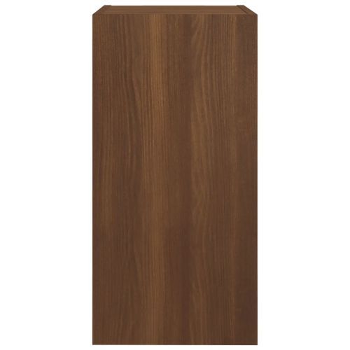 Meuble TV Chêne marron 30,5x30x60 cm Bois d'ingénierie - Photo n°3; ?>