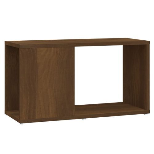 Meuble TV Chêne marron 60x24x32 cm Bois d'ingénierie - Photo n°2; ?>