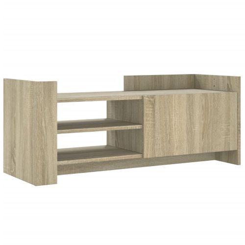 Meuble TV Chêne sonoma 100x35x40 cm Bois d'ingénierie - Photo n°2; ?>