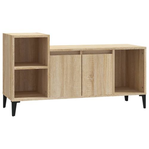 Meuble TV Chêne sonoma 100x35x55 cm Bois d'ingénierie - Photo n°2; ?>