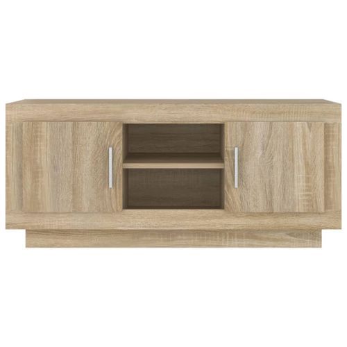 Meuble TV Chêne sonoma 102x35x45 cm Bois d'ingénierie - Photo n°3; ?>