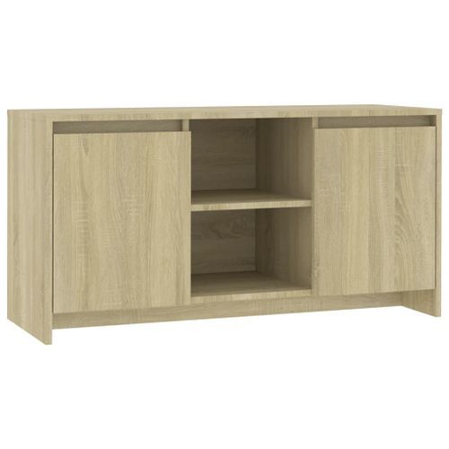 Meuble TV Chêne sonoma 102x37,5x52,5 cm Bois d'ingénierie - Photo n°2; ?>