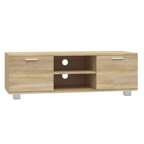 Meuble TV Chêne sonoma 120x40,5x35 cm Bois d'ingénierie - Photo n°2; ?>