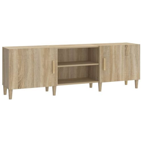 Meuble TV Chêne sonoma 150x30x50 cm Bois d'ingénierie - Photo n°2; ?>