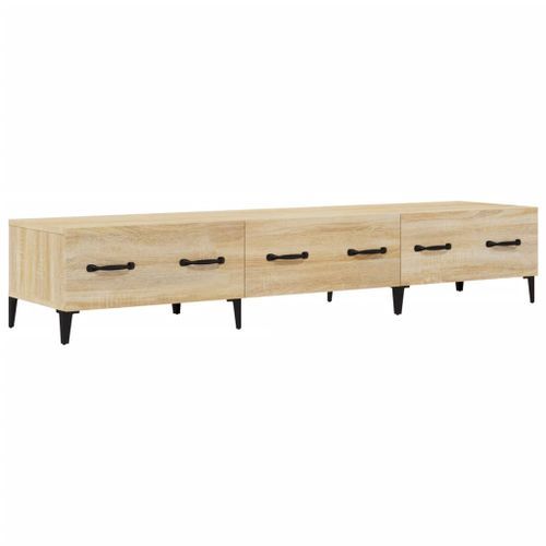 Meuble TV Chêne sonoma 150x34,5x30 cm Bois d'ingénierie - Photo n°2; ?>