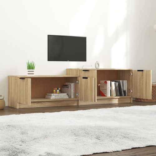 Meuble TV Chêne sonoma 158,5x36x45 cm Bois d'ingénierie - Photo n°3; ?>