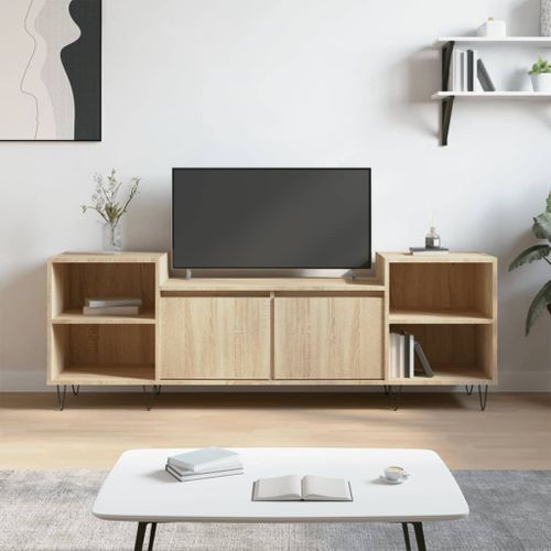 Meuble TV Chêne sonoma 160x35x55 cm Bois d'ingénierie - Photo n°2; ?>