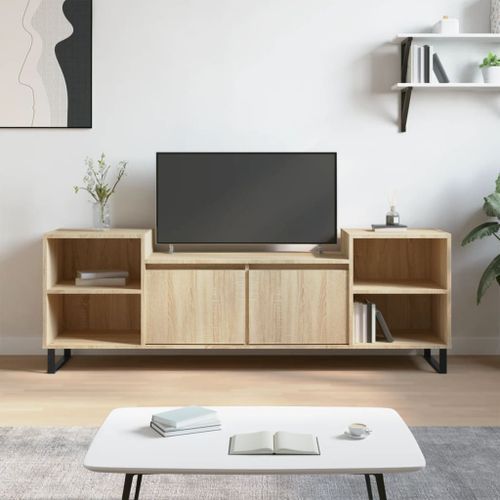 Meuble TV Chêne sonoma 160x35x55 cm Bois d'ingénierie - Photo n°2; ?>