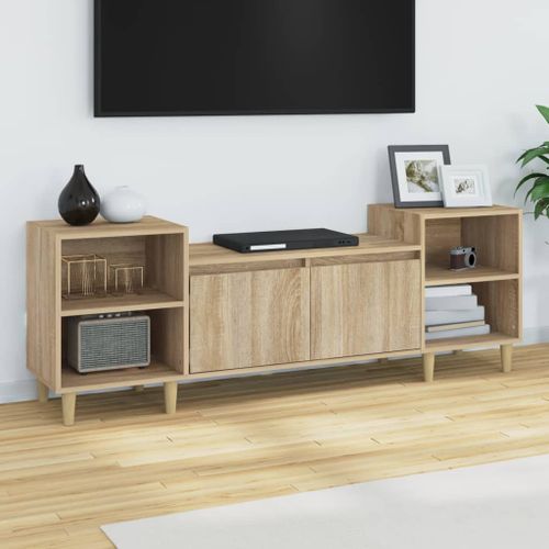 Meuble TV Chêne sonoma 160x35x55 cm Bois d'ingénierie - Photo n°2; ?>