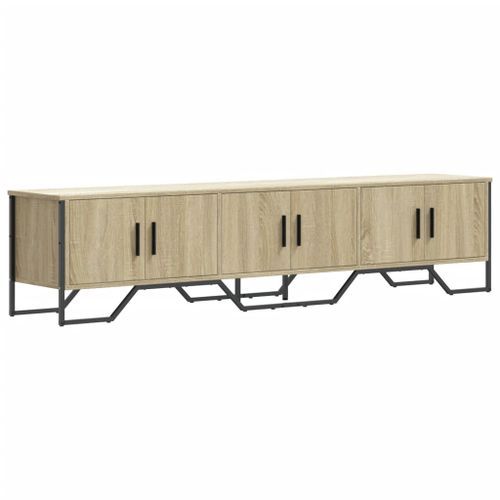 Meuble TV chêne sonoma 180x34x41 cm bois d'ingénierie - Photo n°2; ?>