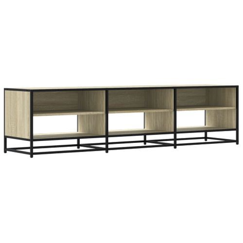 Meuble TV chêne sonoma 180x40x46 cm bois d'ingénierie - Photo n°2; ?>