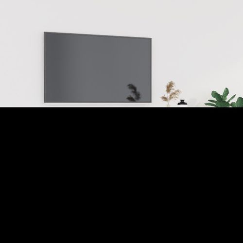 Meuble TV gris béton 102x35x45 cm bois d'ingénierie - Photo n°2; ?>