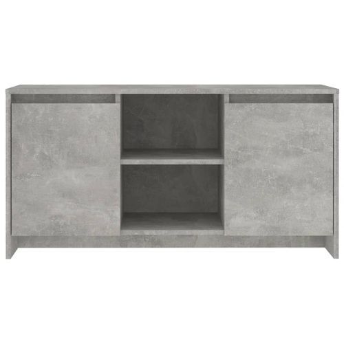 Meuble TV Gris béton 102x37,5x52,5 cm - Photo n°3; ?>