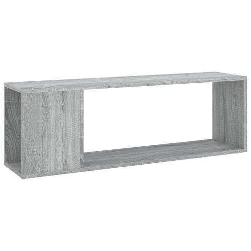 Meuble TV Sonoma gris 100x24x32 cm Bois d'ingénierie - Photo n°2; ?>