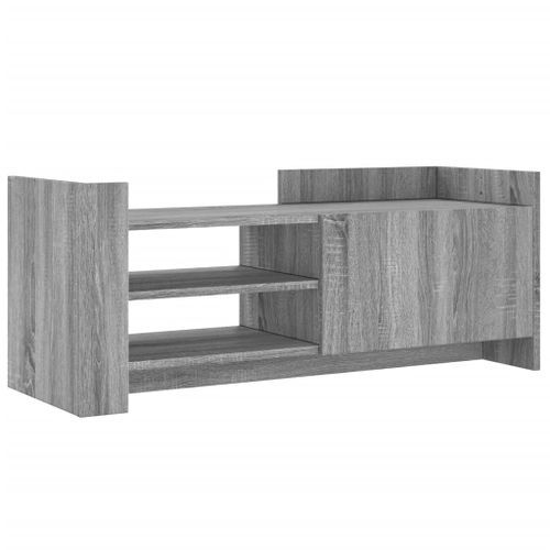 Meuble TV Sonoma gris 100x35x40 cm Bois d'ingénierie - Photo n°2; ?>