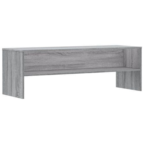 Meuble TV sonoma gris 120x40x40 cm bois d'ingénierie - Photo n°2; ?>