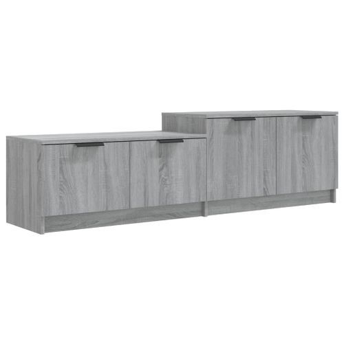 Meuble TV Sonoma gris 158,5x36x45 cm Bois d'ingénierie - Photo n°2; ?>