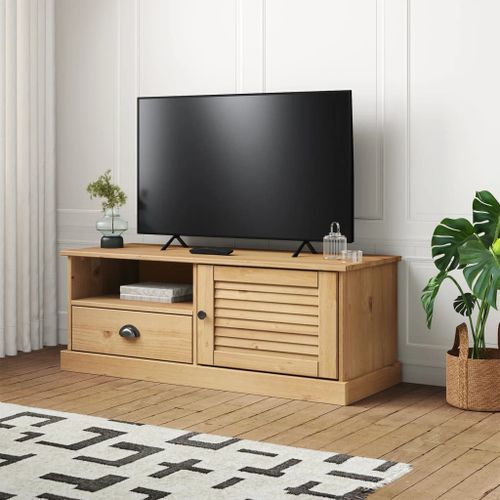 Meuble TV VIGO 106x40x40 cm bois massif de pin - Photo n°2; ?>