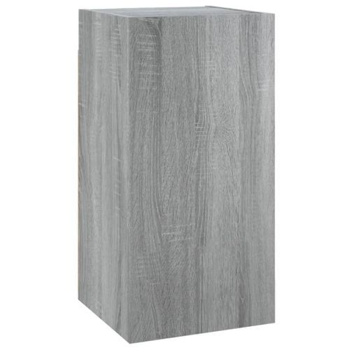 Meubles TV 2 pcs Sonoma gris 30,5x30x60 cm Bois d'ingénierie - Photo n°3; ?>