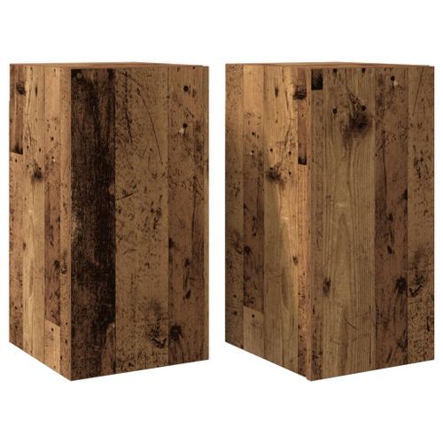 Meubles TV 2 pcs vieux bois 30,5x30x60 cm bois d'ingénierie - Photo n°2; ?>