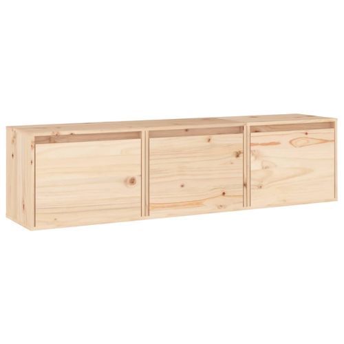 Meubles TV 3 pcs Bois massif de pin - Photo n°2; ?>