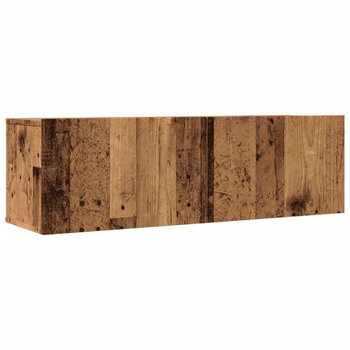 Meubles TV muraux 2 pcs vieux bois 100x30x30 cm - Photo n°2; ?>