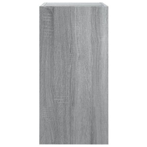 Meubles TV Sonoma gris 30,5x30x60 cm Bois d'ingénierie - Photo n°3; ?>