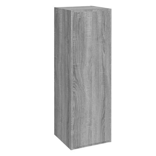 Meubles TV Sonoma gris 30,5x30x90 cm Bois d'ingénierie - Photo n°2; ?>