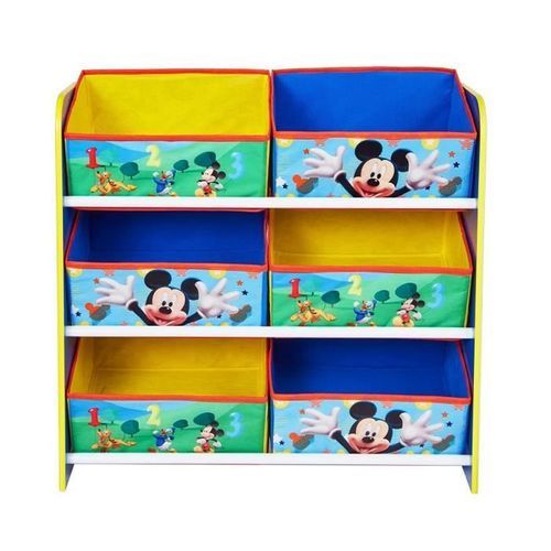 Disney MICKEY ET SES AMIS - Meuble De Rangement Pour Chambre D'enfant Avec 6 Bacs 11 MICKEY ET SES AMIS - Meuble de rangement pour chambre d'enfant avec 6 bacs - Photo n°3; ?>