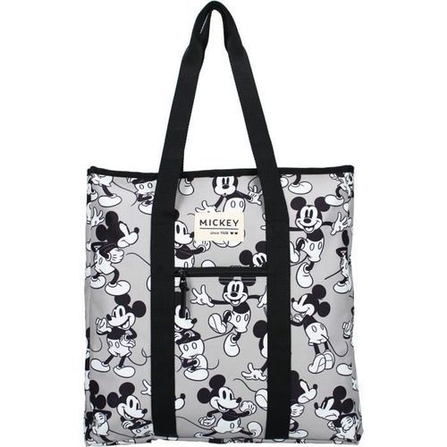 MICKEY MOUSE Sac Shopping My Little Bag Gris/Blanc - Photo n°2; ?>
