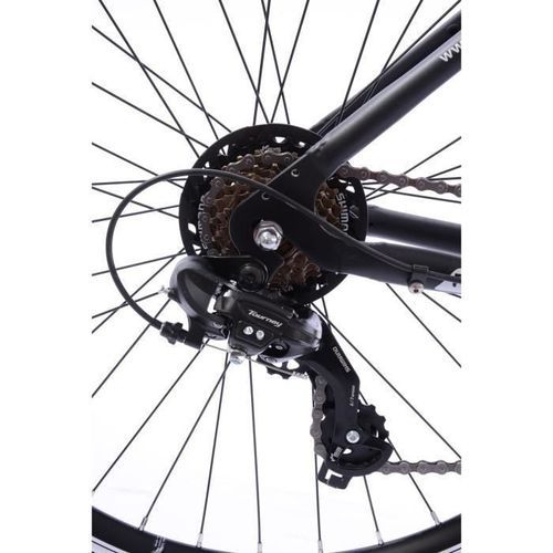 MINERVA Vélo VTT enfant 26 pouce cadre en aluminium couleur noir - Photo n°2; ?>