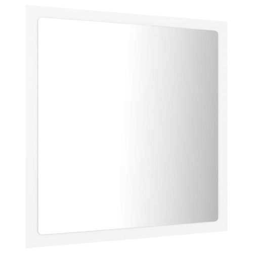 Miroir à LED de salle de bain Blanc 40x8,5x37 cm - Photo n°2; ?>