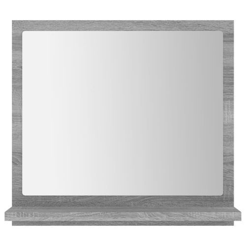 Miroir de bain Sonoma gris 40x10,5x37 cm Bois d'ingénierie - Photo n°3; ?>