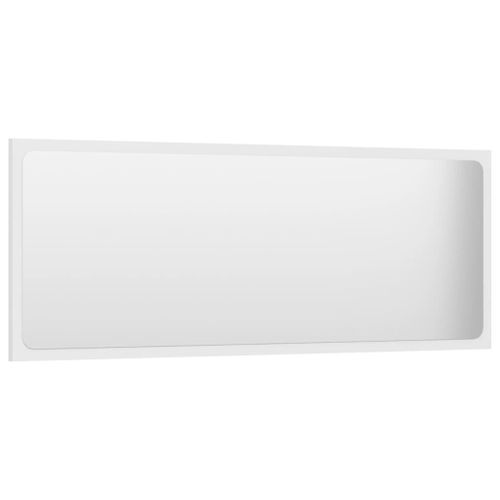 Miroir de salle de bain Blanc 100x1,5x37 cm - Photo n°3; ?>