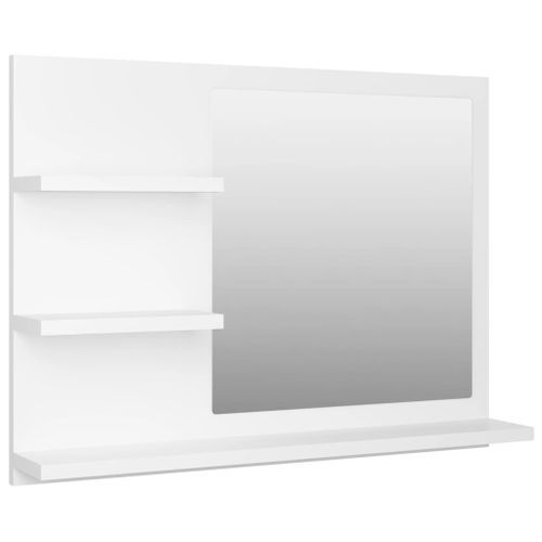 Miroir de salle de bain Blanc 60x10,5x45 cm - Photo n°3; ?>