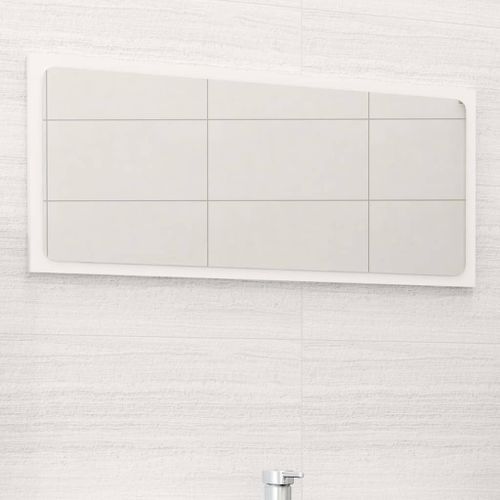 Miroir de salle de bain Blanc 80x1,5x37 cm - Photo n°2; ?>