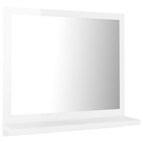 Miroir de salle de bain Blanc brillant 40x10,5x37 cm - Photo n°3; ?>