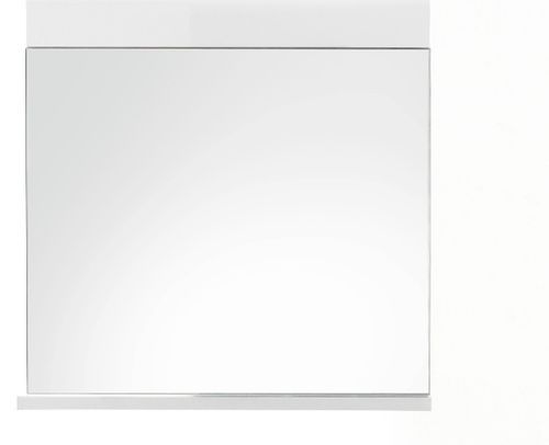 Miroir de salle de bain blanc brillant Kinzo 80 cm - Photo n°3; ?>