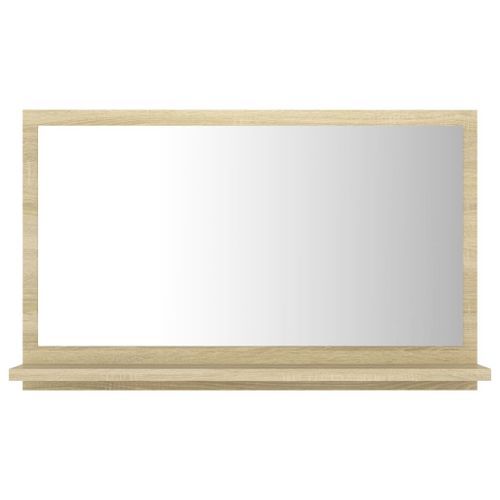 Miroir de salle de bain Chêne sonoma 60x10,5x37 cm - Photo n°3; ?>