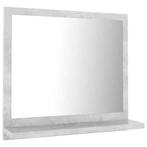 Miroir de salle de bain Gris béton 40x10,5x37 cm - Photo n°3; ?>