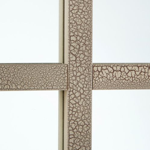 Miroir mural multi-rectangles bois laqué beige Nathi - Photo n°3; ?>